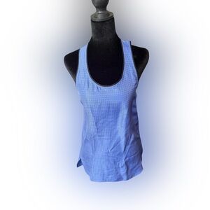 rag & bone Polka dot silk Blue Tank Top